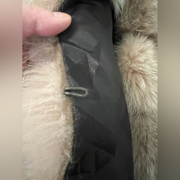 Custom $1K Real Fox Fur Plush Long Vest Gilet Jacket coat beige XL 12/14/16 mink - Picture 8 of 16